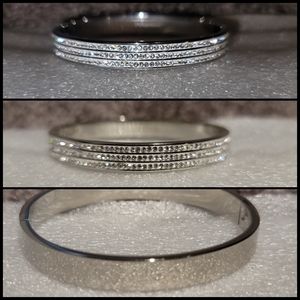 ‼️SOLD‼️ 
White Gold Bangel Bracelet